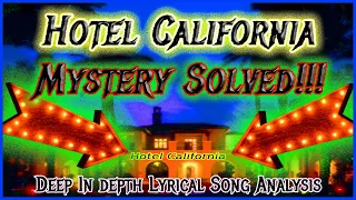 What Is Hotel California??? The True Meaning of Hotel California Video Analysis of The Eagles