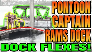 Rental Boat Gets Damaged! Full Throttle Into Dock! Boat Ramp Fail- E38