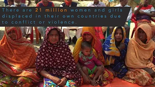 Women and girls living in internal displacement