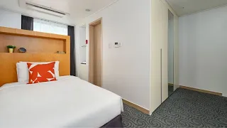 $15 Cheapest Luxury Private Room Hotel Trip Japan to Korea 🛌 Seoul Hotel Atrium Jongno