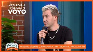 Arsenie, despre "Dragostea din Tei", hitul anului 2003