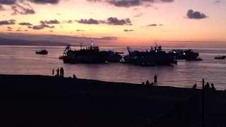 Processione a mare al rione Marinella di Bagnara Calabra.