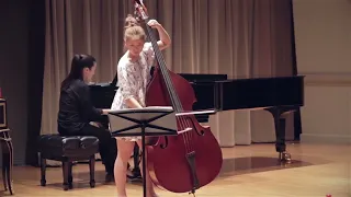 Brahms: Cello Sonata No. 1: 1st movement (masterclass - Mikyung Sung double bass)