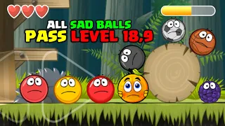 Red Gold Tomato Black Basketball Soccerball Birberry Ball Orange Ball - Sad Balls - Pass Level 18,9