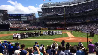 Introduction of Michael Jordan @ Derek Jeter Retirement Day- Yankee Stadium