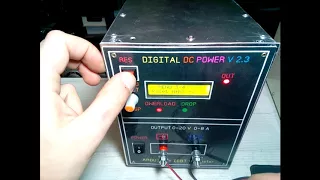 Лабораторный блок питания на Arduino