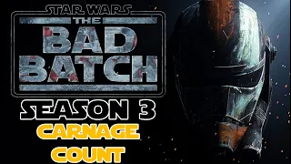 Star Wars The Bad Batch Season 3 Carnage Count
