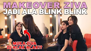 MAHALINI MAKE UP IN ZIVA! JADI BELEKAN BLINK BLINK