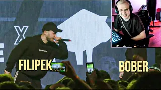 NITRO REAKCJA NA BITWĘ FREESTYLE FILIPEK VS BOBER | BITWA O POŁUDNIE 2023