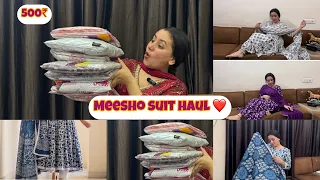 Meesho suit haul video || 500₹ ❤️🤌🏻