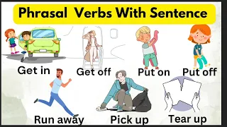 English Vocabulary: Phrasal Verbs with Sentences | Listen and Practice