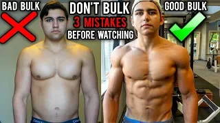 Top 3 Bulking Mistakes You Need To Avoid Doing