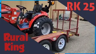Picking up a RK 25 tractor from Rural King
