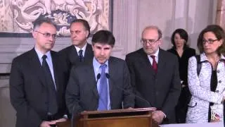 Gruppi parlamentari di Scelta Civica per l'Italia al termine delle consultazioni al Quirinale