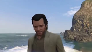 GTA V - Michael does the Worst Line Reading Ever
