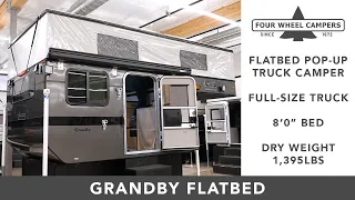 Four Wheel Camper Tour - Grandby Flatbed Truck Camper 2023