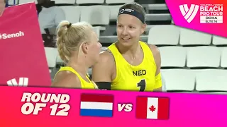 Stam/ Schoon vs. Melissa / Brandie - Quarter Finals Highlights Doha 2023 #BeachProTour