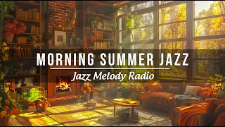 Summer Jazz Bossa Nova ☀️ Smooth Music with Coffee Shop Ambience for Relax, Study, Work