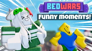 Roblox Bedwars Funny Moments! (But with memes)