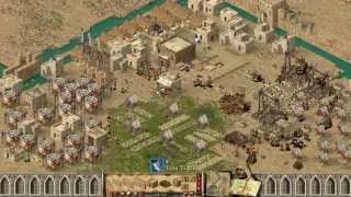 Stronghold Crusader Multiplayer - 1vs4 |#2| Nightmare vs 4 Players | Deathmatch [1080p/HD]