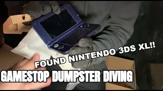 FOUND BRAND NEW WORKING 3DS XL!! DUMPSTER DIVING AT GAMESTOP!!