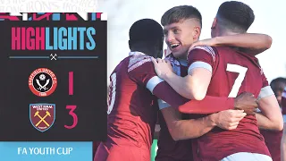 Sheffield United 1-3 West Ham | Marshall Scores Screamer In Cup Clash | FA Youth Cup Highlights