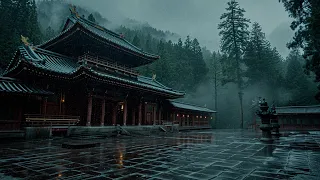 Sleep Quickly to the Sound of Rain on the Roof of the Gorgeous Jeonju Hanok Village in the Rain