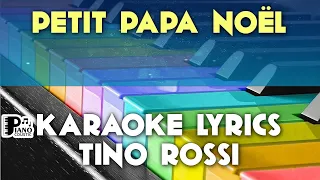 PETIT PAPA NOËL TINO ROSSI KARAOKE LYRICS VERSION PSR S975