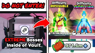 I Unlocked NEW Secret Vault and Defeated GOD LIKE Bosses in Arm Wrestling Simulator Update! (Roblox)