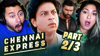 CHENNAI EXPRESS Movie Reaction Part 2/3! | Shah Rukh Khan | Deepika Padukone | Rohit Shetty