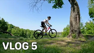 VLOG 5 - Мій велодень | Голосіївський ліс | Cannondale Trail SL 3