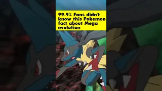 99.9% Fans didn't know this fact about Mega evolution #shorts #pokemon