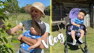 Vlog Целый день с реборном Лиамом в деревне