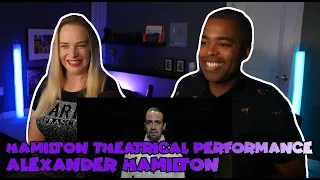 Hamilton theatrical performance - Alexander Hamilton (Jane and JV BLIND REACTION 🎵)