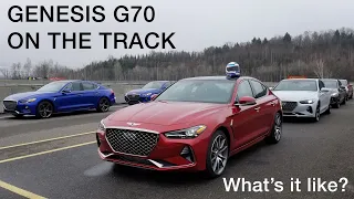 Genesis G70 on the Track. Best sport sedan for luxury, fun & value?