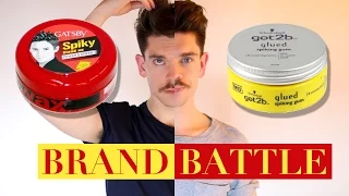 Got2B Glued Wax vs. Gatsby Styling Wax  | Brand Battle