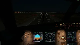 MSFS Fenix A320 Landing Madrid LEMD