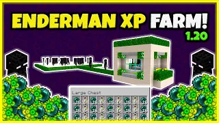 BEST ENDERMAN XP FARM EVER!! (EASY!) In Minecraft Bedrock And Java 1.20