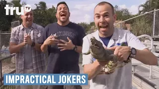Impractical Jokers - Amateur Alligator Wrestling (Punishment) | truTV