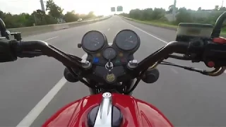 Honda cbx 1000 6-1 straight pipe POV ride. F1 sound