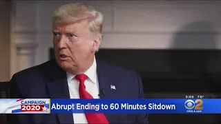 President Trump Releases Raw Footage Of '60 Minutes' Interview Ahead Of CBS Broadcast