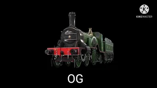 9 Steam Train "Whistle" Sound Variations in 25 Seconds