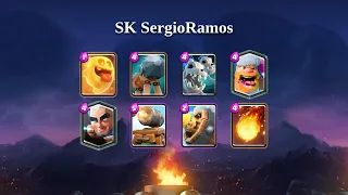 SK SergioRamos | Battle Ram deck gameplay [TOP 200] | June 2020