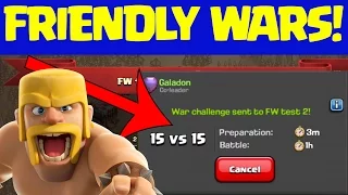 FRIENDLY WARS! Clash of Clans Update NEWS!