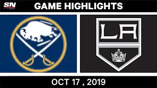 NHL Highlights | Sabres vs Kings – Oct 17 2019