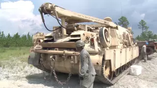 Australian Army Cross Trains on the M88A2 At Fort Benning