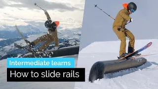 How to Slide Rails on Skis | an Intermediate Skiers Progression