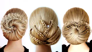 6 EASY and AMAZING juda hairstyles || chignon bun || bun || cute hairstyles