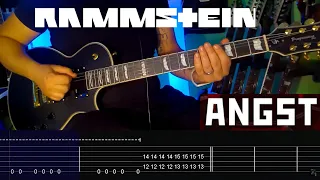 Rammstein - Angst |Guitar Cover| |Tab|