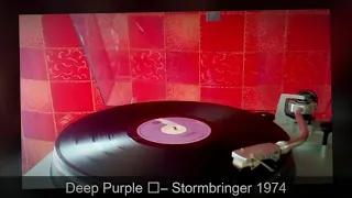 Deep Purple ‎– Stormbringer 1974 (Technics  SL- D3)